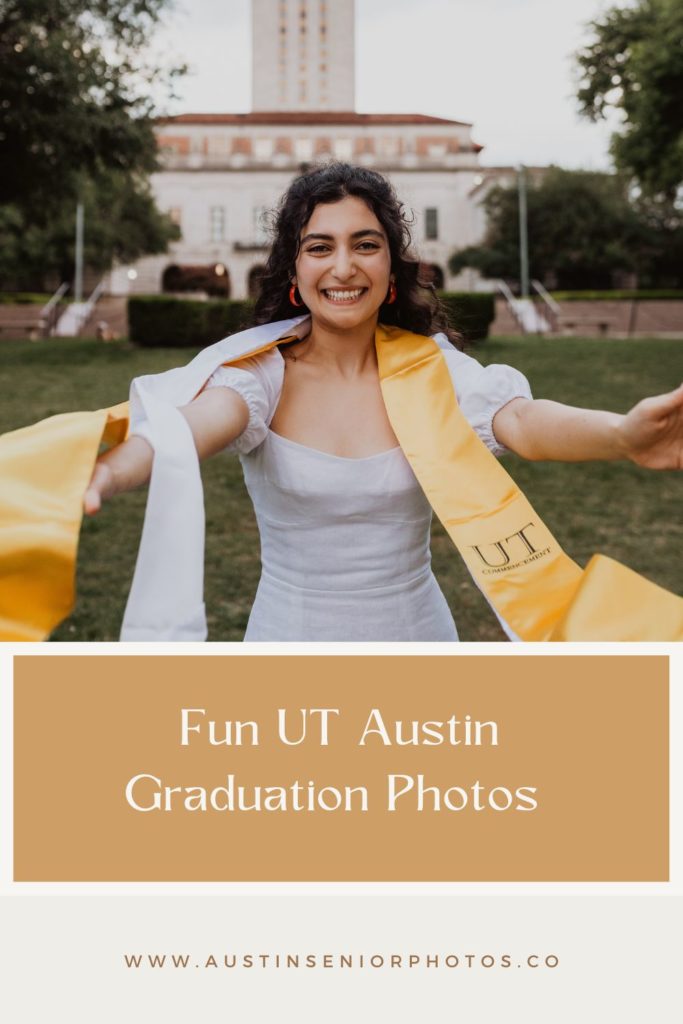 UT Austin graduation photo session